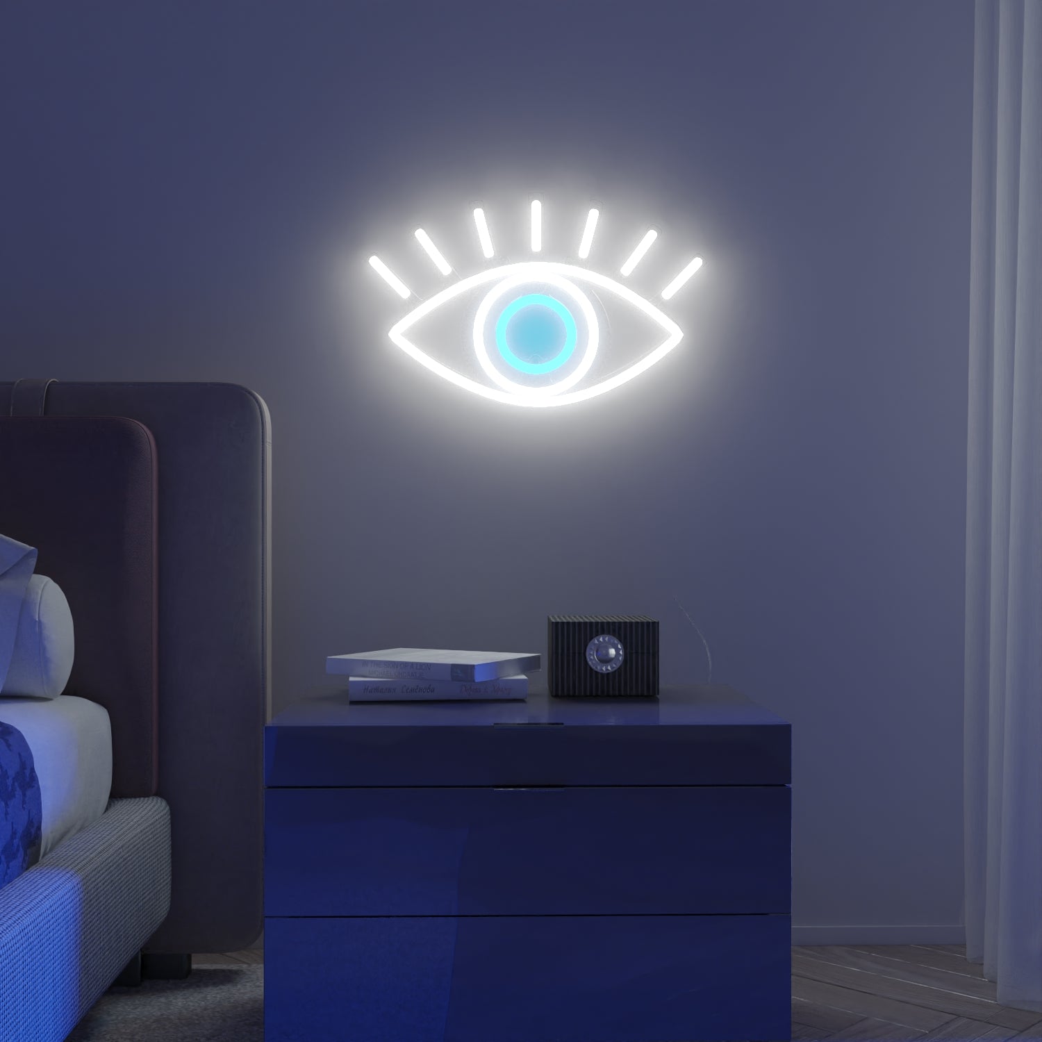 Lucky Eye - neon LED sign